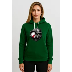 Sieviešu zaļš džemperis Polija vilks