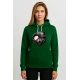 Sieviešu zaļš džemperis Polija vilks PK4035