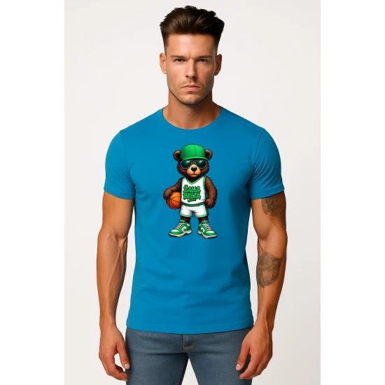 Vīriešu tirkīza krekls Coon bez džempera PK4020