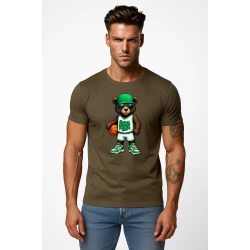 Vīriešu haki krekls Coon bez džempera