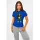 Sieviešu zils T-krekls Bear PK4023