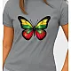 Sieviešu pelēks T-krekls Butterfly PK4025