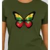 Sieviešu haki krekls Butterfly PK4025