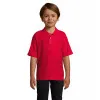 Bērnu sarkanais polo krekls Enjoy T-krekls
