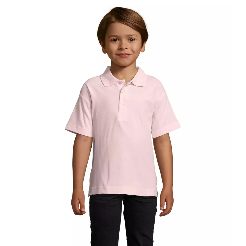Bērnu rozā polo krekliņš Enjoy T-krekls