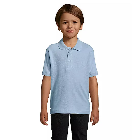 Bērnu gaiši zils polo krekliņš Enjoy T-krekls
