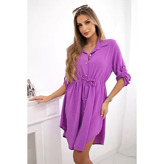 Naisten violetti mekko Hill 30927