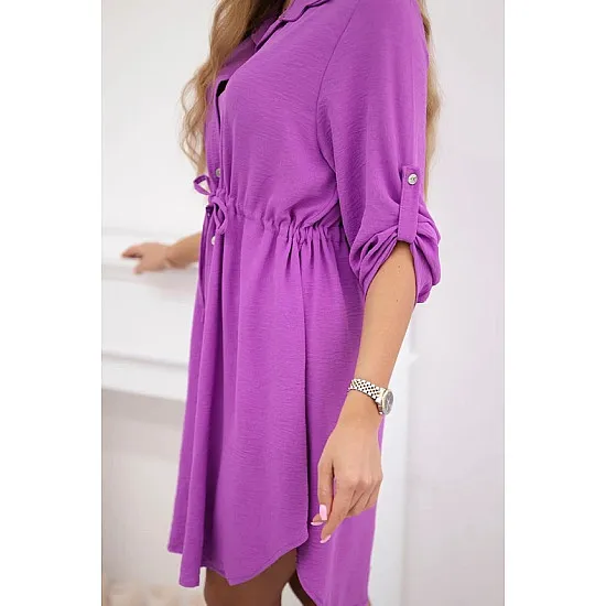 Naisten violetti mekko Hill 30927