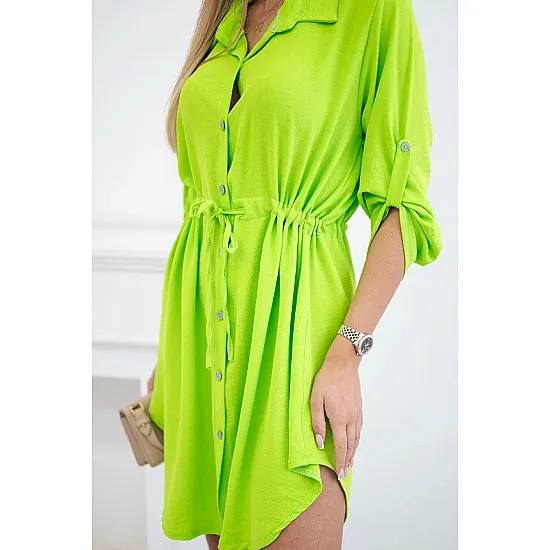 Women's neon green dress Hill 30219