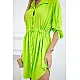 Women's neon green dress Hill 30219