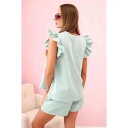 Sieviešu komplekts in mint Colton