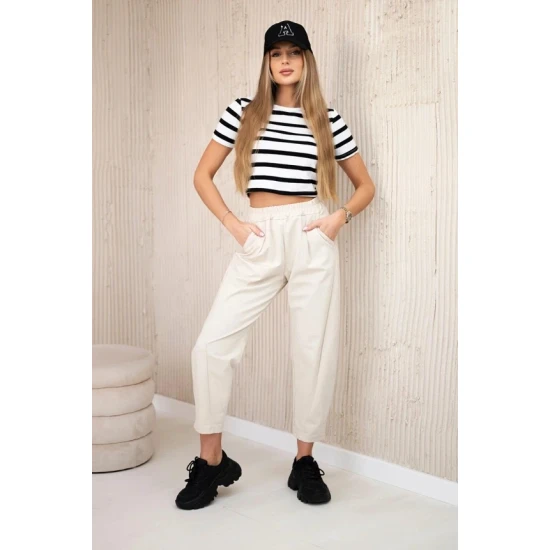 Sieviešu brūnas bikses Punto 31000