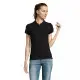 Sieviešu melns polo krekls Passion PK11343