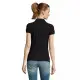 Sieviešu melns polo krekls Passion PK11343