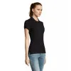 Sieviešu melns polo krekls Passion PK11343