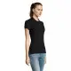 Sieviešu melns polo krekls Passion PK11343