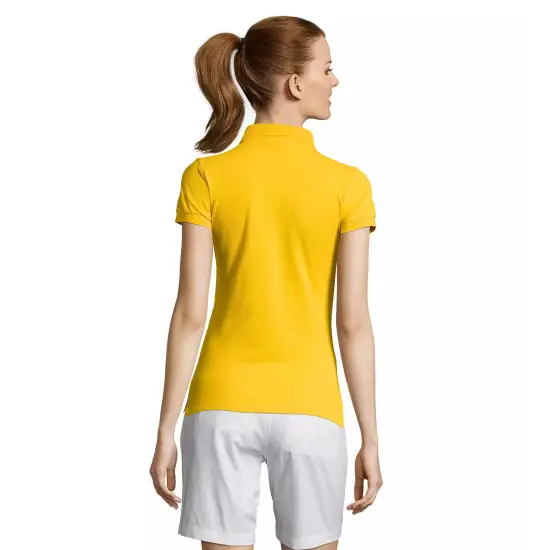 Sieviešu dzeltens polo krekls Passion PK11343