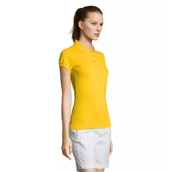 Sieviešu dzeltens polo krekls Passion PK11343