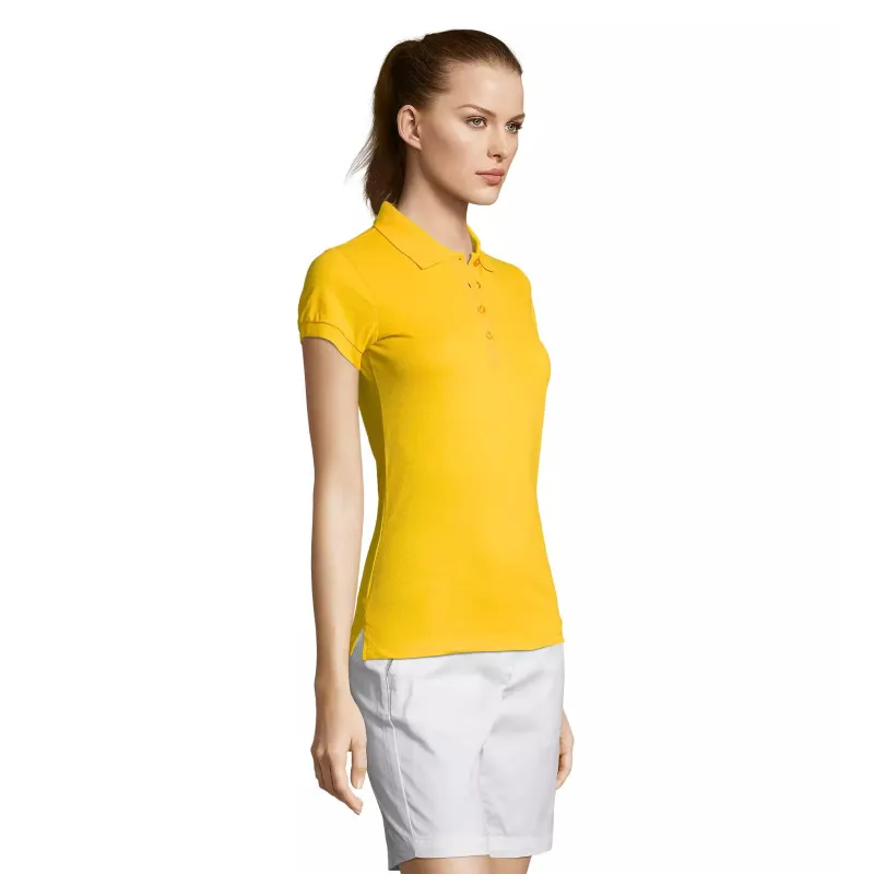 Sieviešu dzeltens polo krekls Passion PK11343