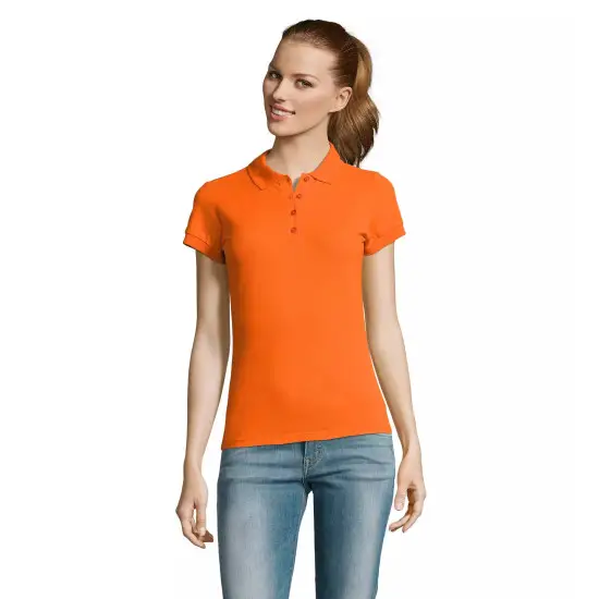 Sieviešu oranžs polo krekliņš Passion PK11343