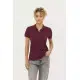 Sieviešu bordo krāsas polo krekliņš Passion PK11343