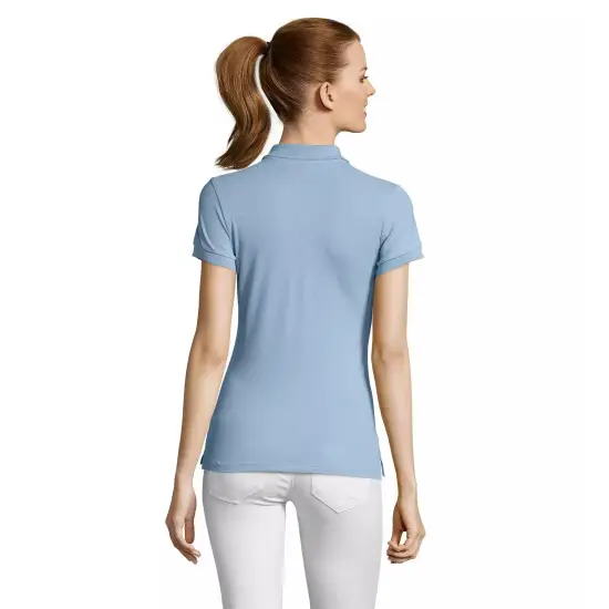Sieviešu gaiši zils polo krekliņš Passion PK11343