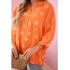 Sieviešu oranžā blūze Dorsi Blūzes un krekli