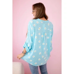 Sieviešu zilā blūze Dorsi