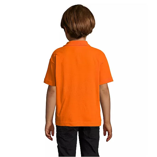 Oranžs polo krekls bērniem Izbaudiet T-krekls