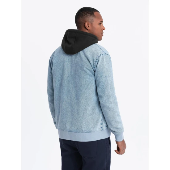 Vīriešu bomberjaka zilā krāsā Norvi V3 OM-JADJ-0163