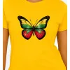 Sieviešu dzeltens T-krekls Butterfly PK4025