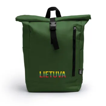 Tumši zaļa mugursoma Tricolour Lietuva