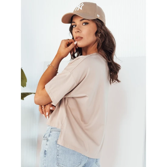 Sieviešu lielizmēra brūns krekls Eling T-krekls