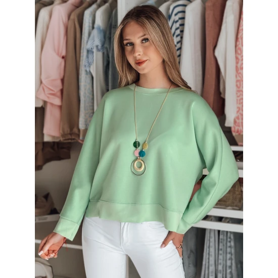 Sieviešu piparmētru blūze ar kulonu Nubiss RY2801