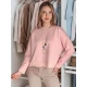 Sieviešu rozā blūze ar kulonu Nubiss RY2799