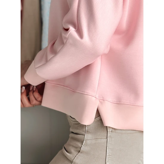 Sieviešu rozā blūze ar kulonu Nubiss RY2799