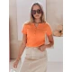 Sieviešu oranžs T-krekls Elin T-krekls