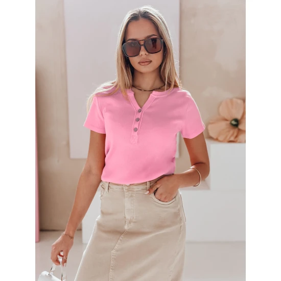 Sieviešu rozā T-krekls Elin T-krekls