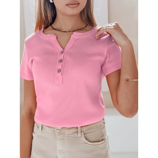 Sieviešu rozā T-krekls Elin T-krekls