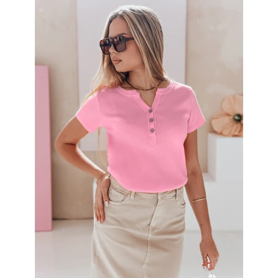 Sieviešu rozā T-krekls Elin T-krekls