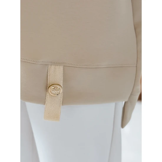 Sieviešu lielizmēra brūns krekls Shine RY2914