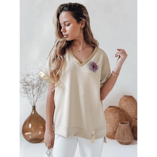 Sieviešu lielizmēra brūns krekls Shine RY2914