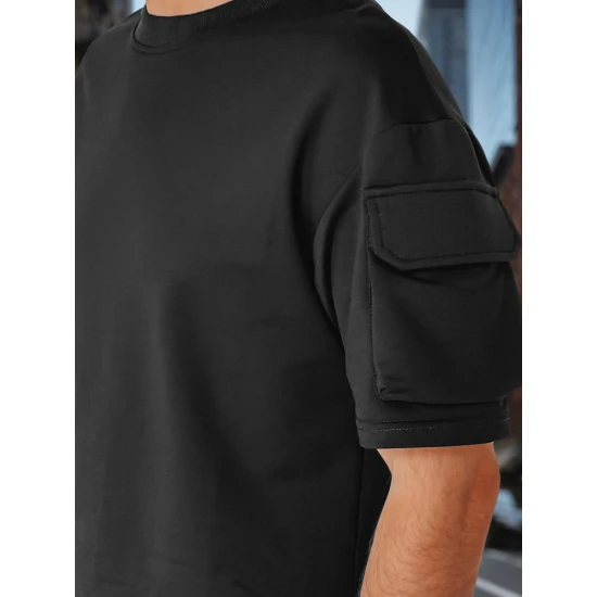 Vīriešu melns treniņtērps AX0799