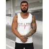 Vīriešu balts krekls bez piedurknēm Victory JS/8B1703/1Z