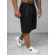 Vīriešu melni sporta šorti Novak JS/15K1822/3