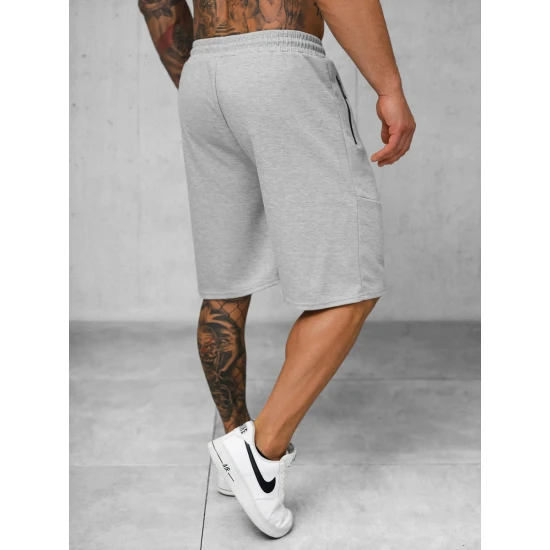 Vīriešu pelēkie sporta šorti Novak JS/15K1822/2
