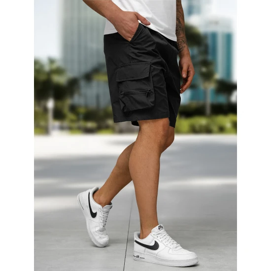 Vīriešu melni šorti Devon JS/27K6538/3