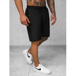 Vīriešu melni sporta šorti Keller
