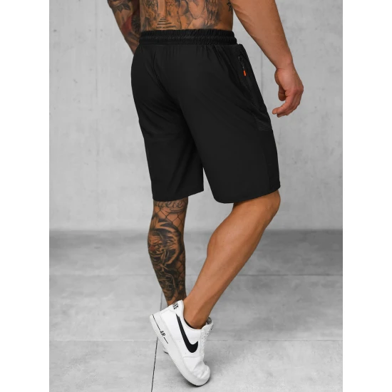 Vīriešu melni sporta šorti Keller JS/12K1802/3