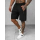 Vīriešu melni sporta šorti Angus JS/12K1803/3
